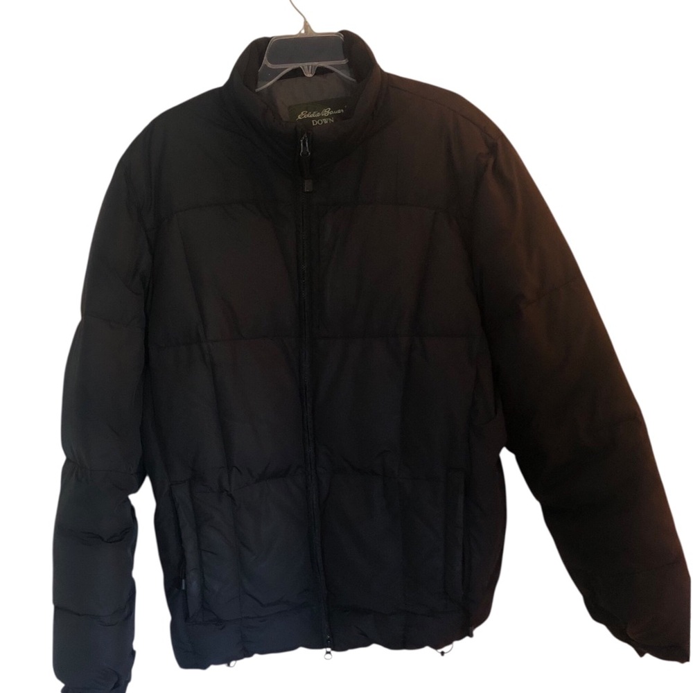 Goose DOWN Quilted Bomber Sportsman Eddie Bauer ski Jacket Large Tall